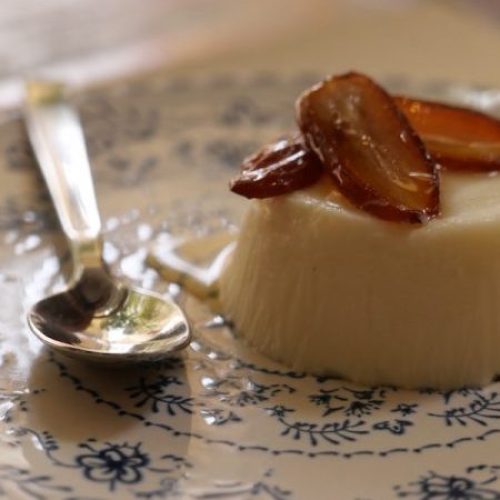 flan de queso de cabra Taberna La Sénia